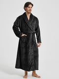 European And American-style Flannel Men's House Robe